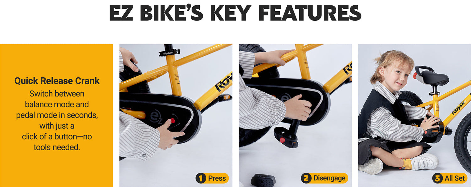 The Royal Baby EZ Bike: Why Skipping Training Wheels Helps Your Child Ride Sooner （Part 2）