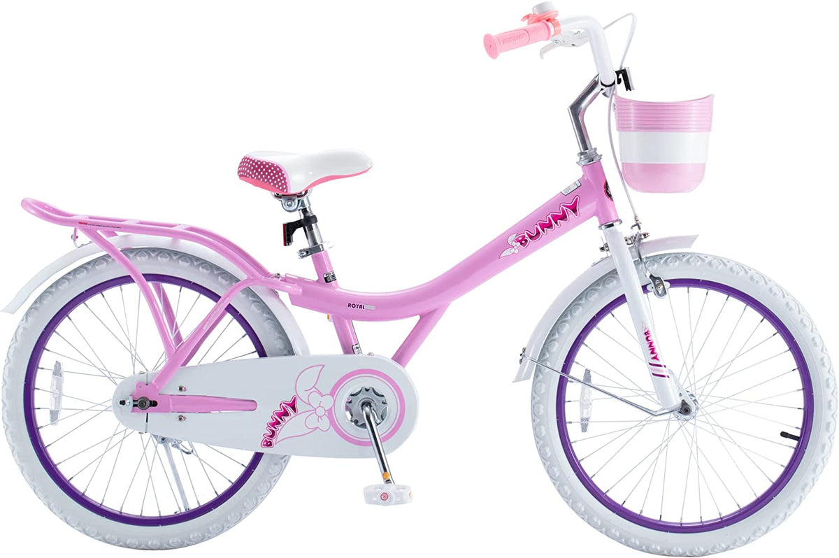 RoyalBaby Jenny Kids Bike Girls 20 Inch Children's Pink Bicycle with Basket