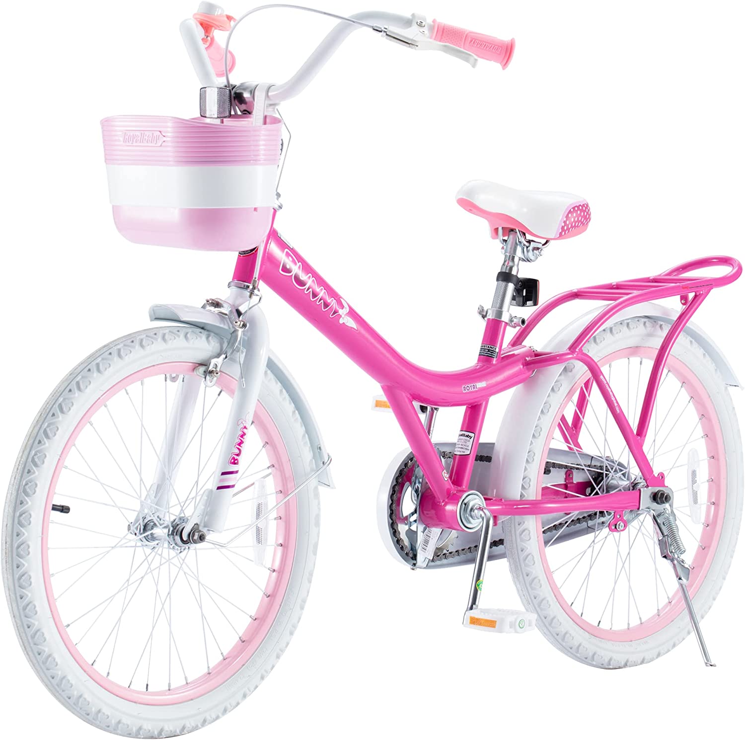 RoyalBaby Jenny Kids Bike Girls 20 Inch Children's Bicycle with Basket