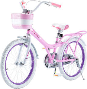 RoyalBaby Jenny Kids Bike Girls 20 Inch Children's Pink Bicycle with Basket
