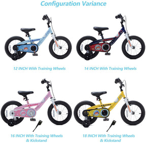 RoyalBaby Kids Cruiser Bike, Multiple Colore, Age 3+Years
