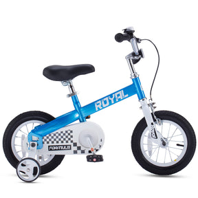 RoyalBaby Formula Kids Bike Bicycle With Training Wheels Or Kickstand Boys and Girls Ages 3+ Years Mutiple Colors