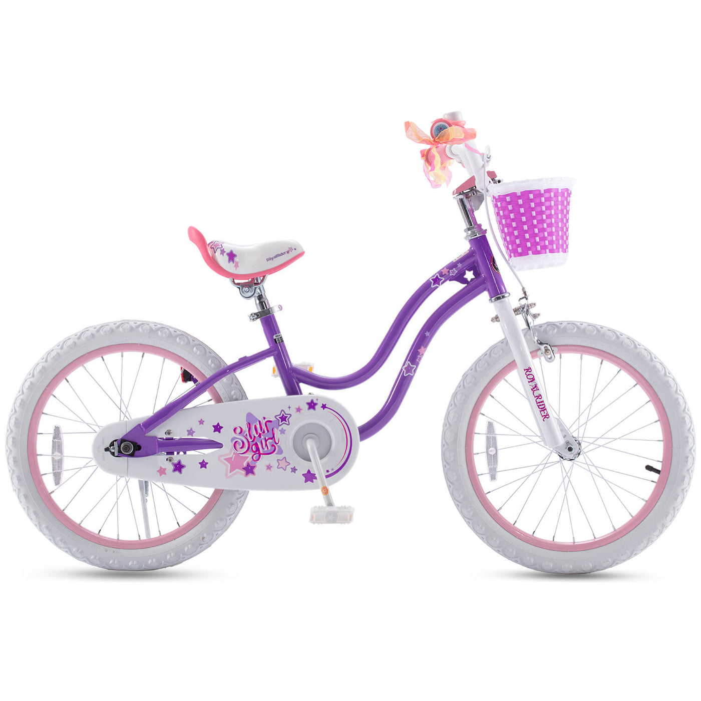 Bicicletta Per Bambine Stargirl 18 Pollici - Blu Con Accessori, Freni E Ruote Training - Foto 3
