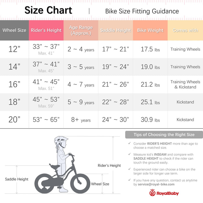 RoyalBaby Stargirl Kids Bike